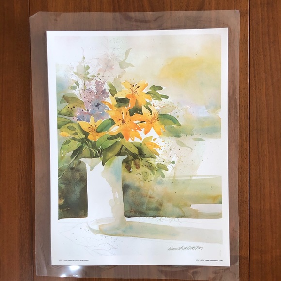 Mid Sized Print - Day Lillies - Ken Hobson - Picture 2 of 5